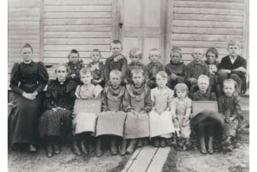 Churchville School Dist. 3 class 1895