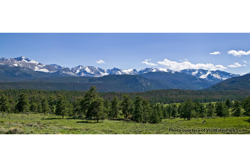 Peaks over Estes Valley