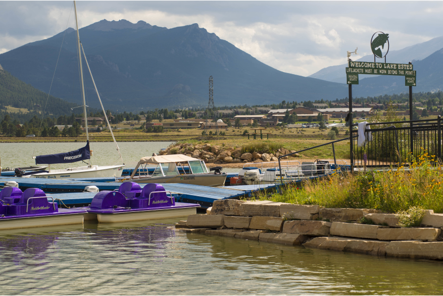 Rent Boats & Paddle Boats at the Lake Estes Marina