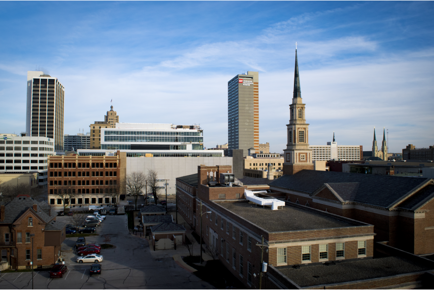 Fort Wayne Skyline Looking East