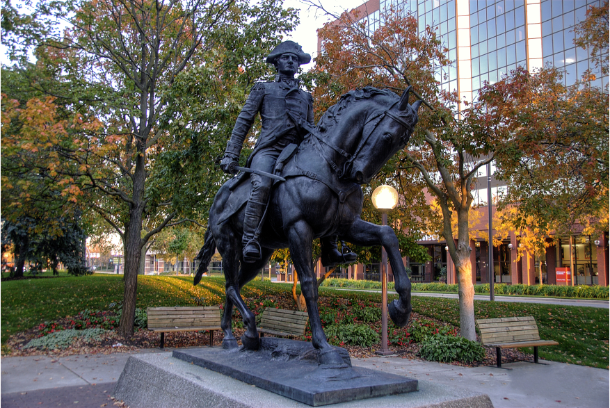 Anthony Wayne Statue in Freiman Square