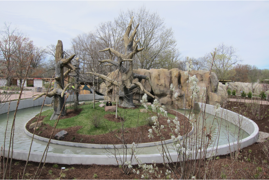 Monkey Island Exhibit at the Fort Wayne Children's Zoo in Fort Wayne, Indiana