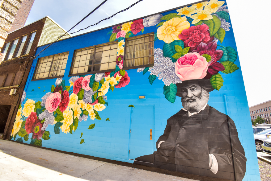 Walt Whitman Mural
