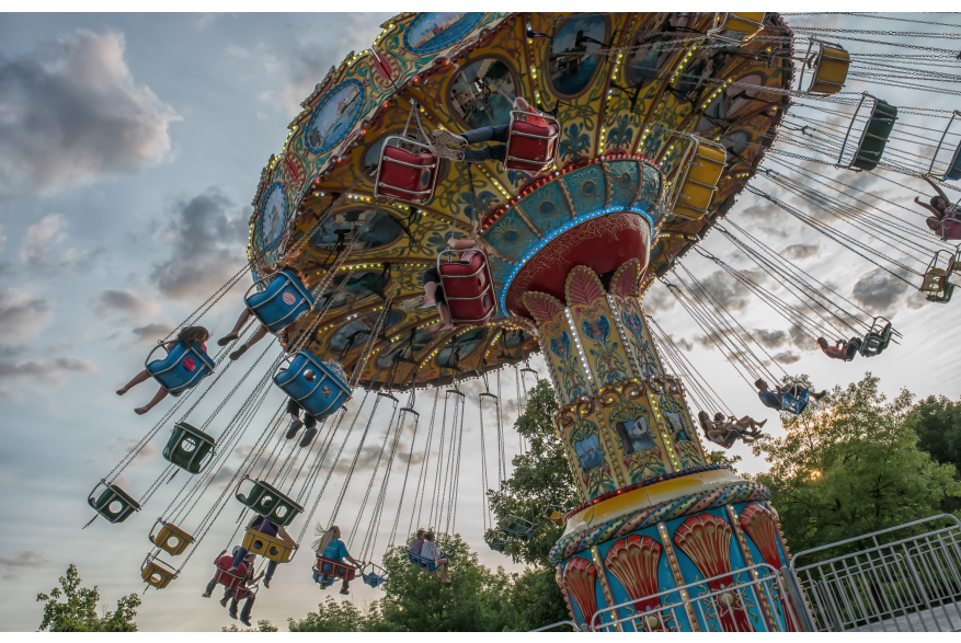 Swings at the Three Rivers Festival