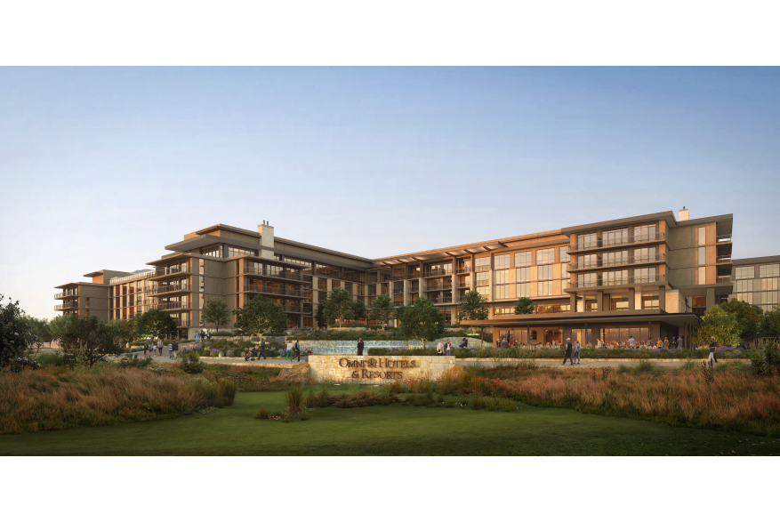 Rendering of Omni PGA Frisco Resort Front View
