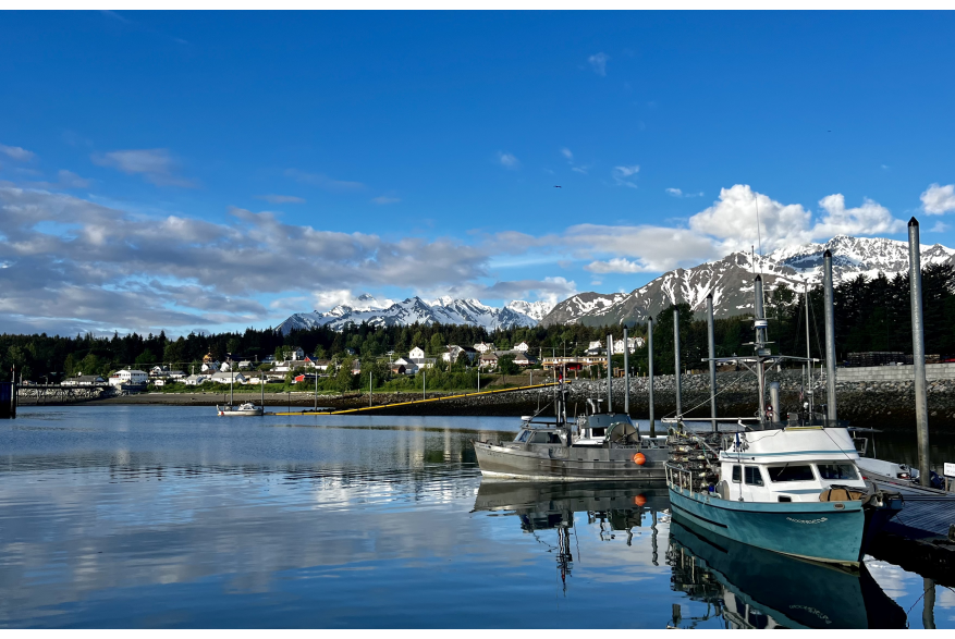 View form out aft deck… Haines never disappoints.