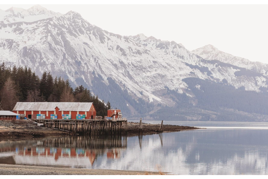 Haines cannery in winter