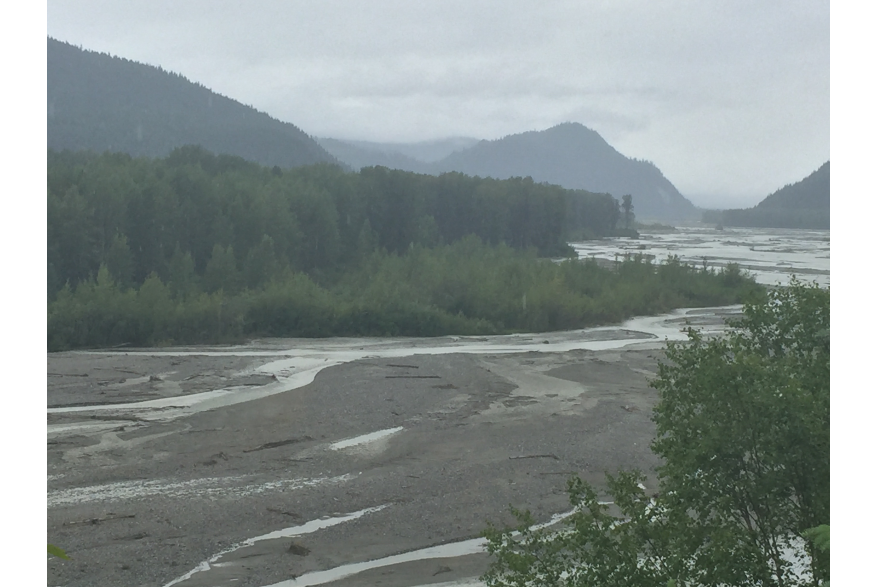View on highway near Mosquito Lake community