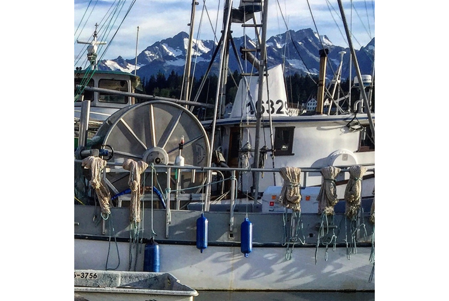 Commercial fishing vessel Haines harbor