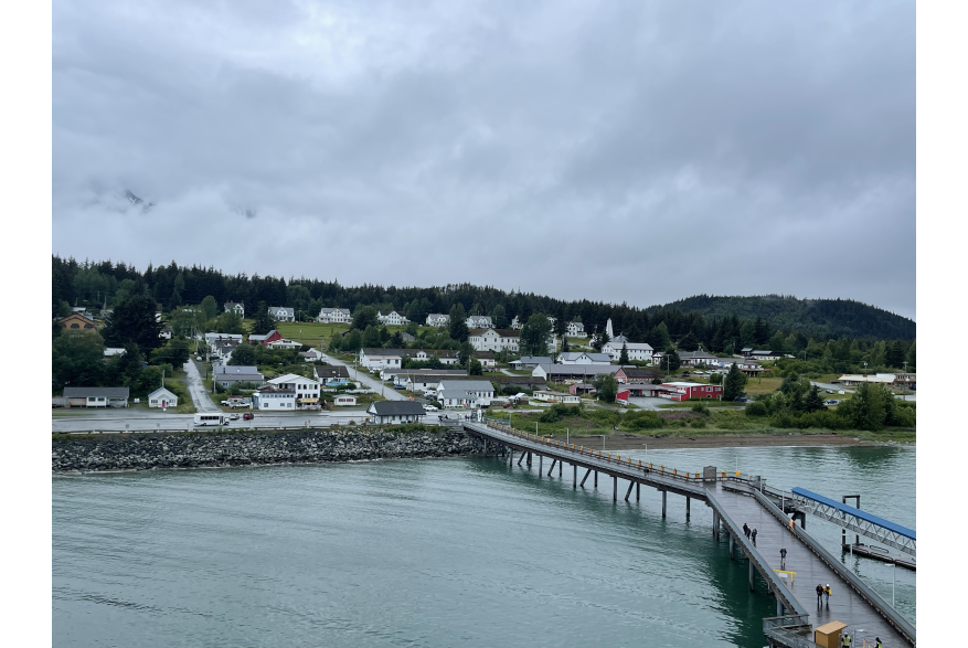 Haines, Alaska from cruise ship