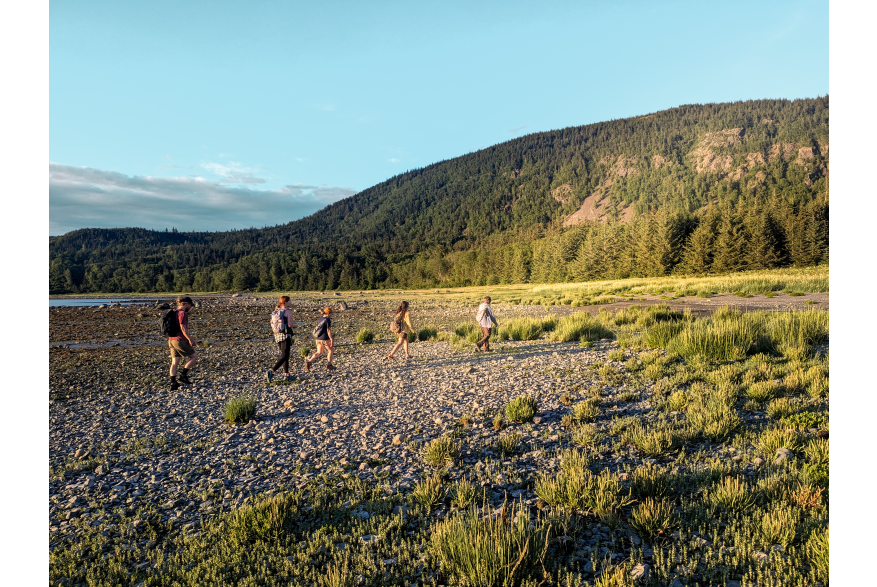 golden hour hiking at chilkat state park