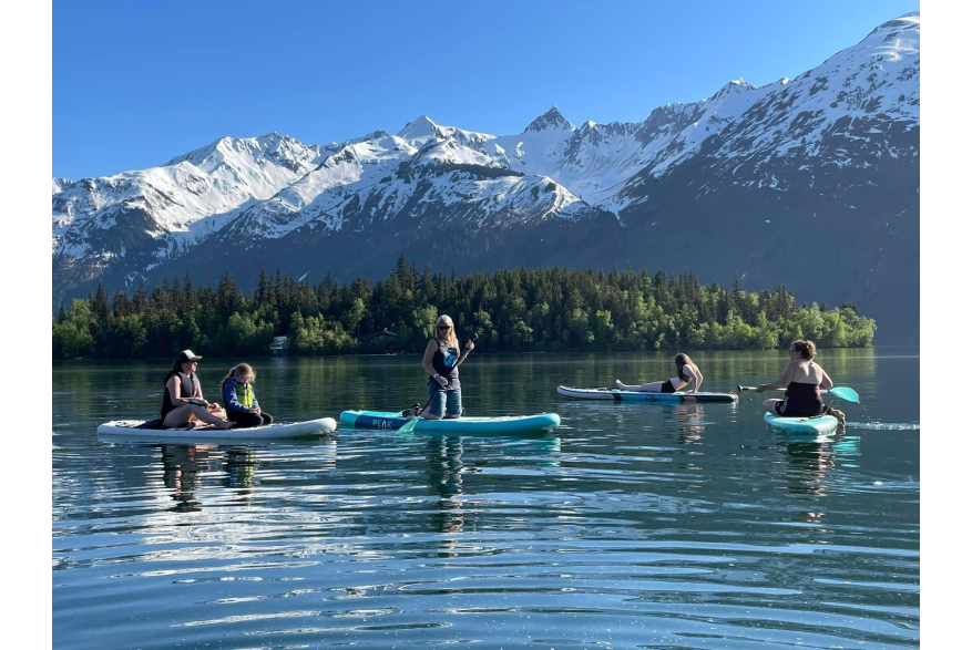 Paddle Boarding Chilkat Lake