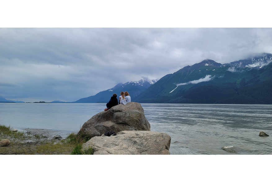 Kids on the Chilkat River