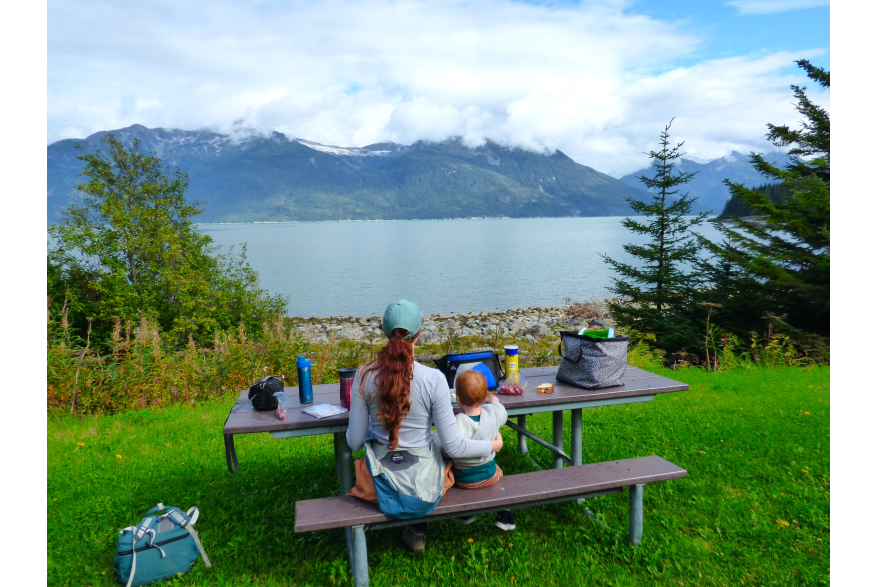 A very scenic picnic at Portage Cove.