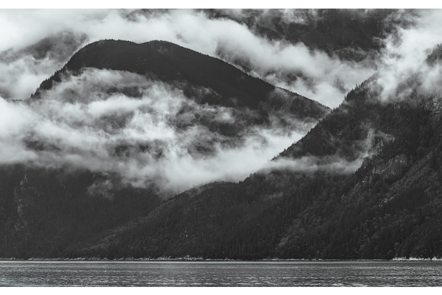 The picture was taken by the lake or reservoir that feeds the river