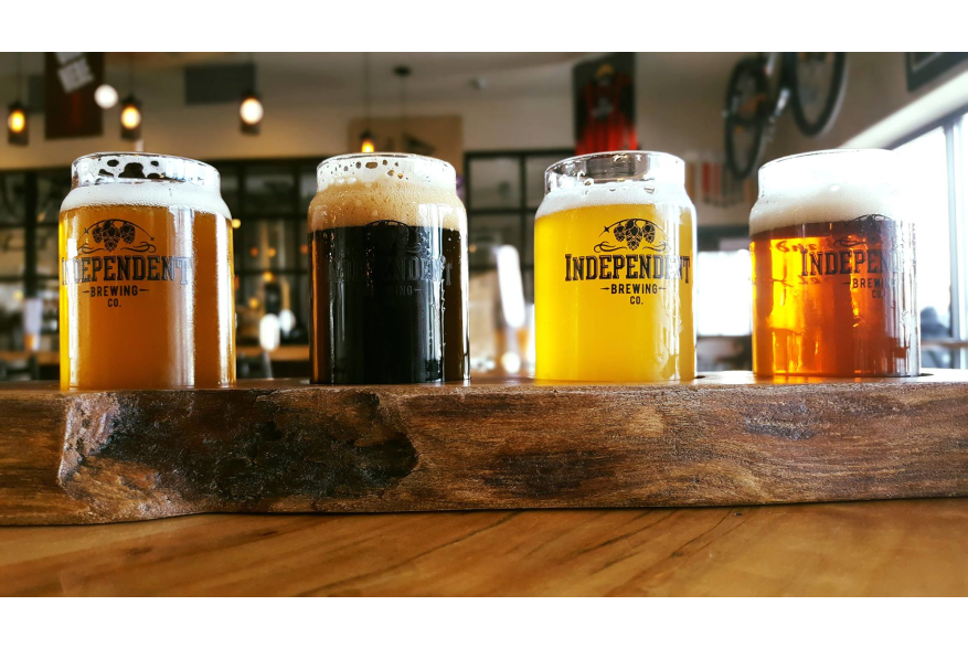 Independent Brewing Company Beer Flight