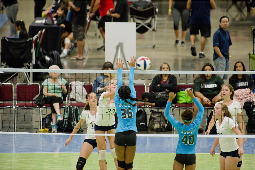 Volleyball Tournament at the Hawaii Convention Center