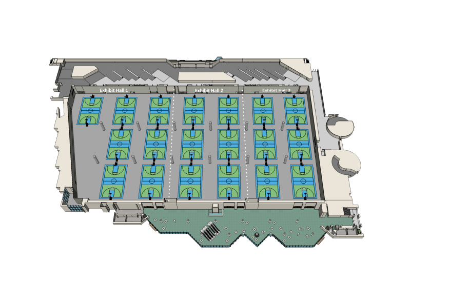 3D Floor Plan - Basketball