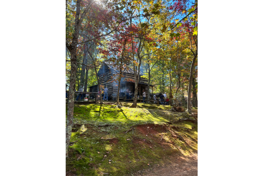 Hart Square - Festival, Cabins, Fall, Leaves