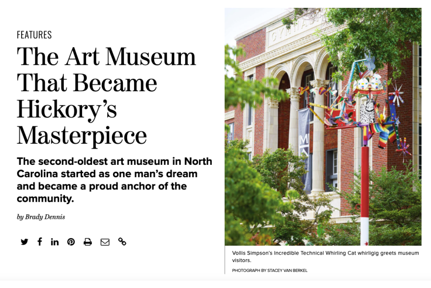 Our State: The Art Museum That Became Hickory's Masterpiece