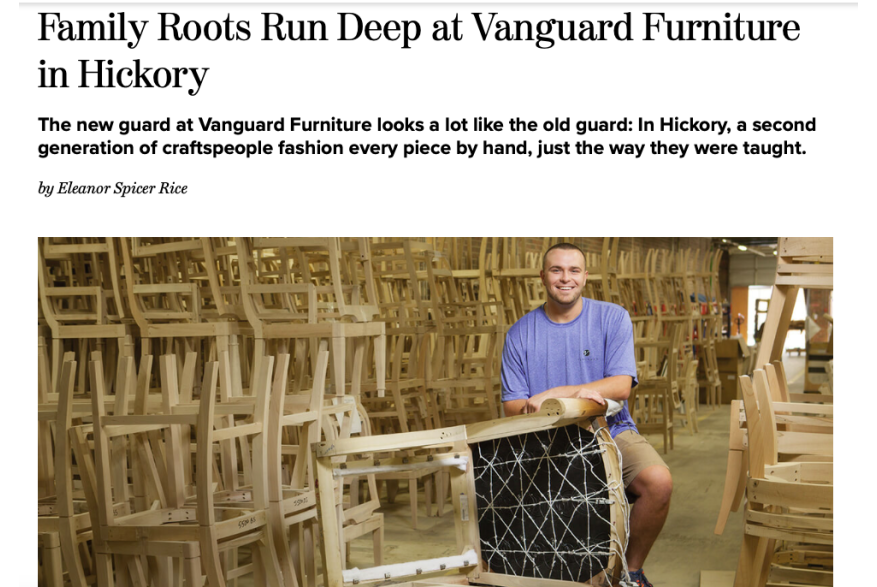 Family Roots Run Deep at Vanguard Furniture in Hickory