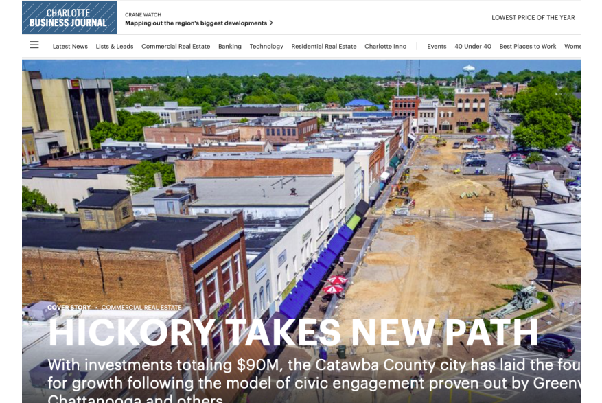 HICKORY TAKES NEW PATH