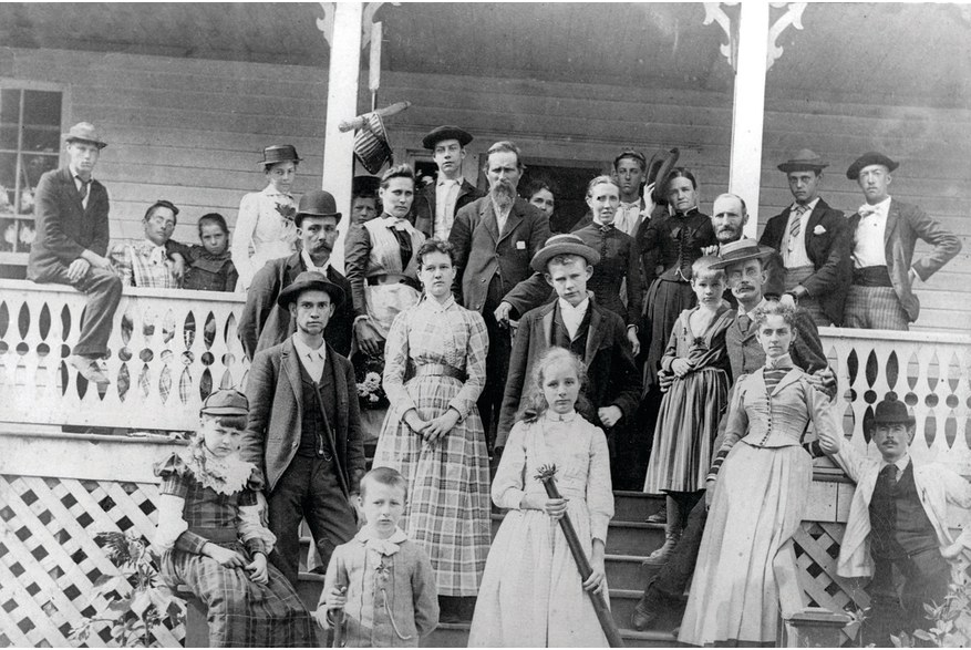 Historic Image - David Norton Family and Guests