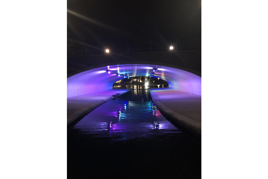 Big Spring Park Light Trail Photo Tunnel