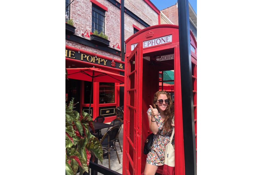 Poppy and Parliament Phone Booth