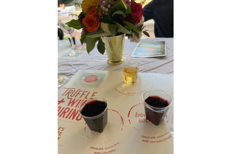 Crush Wine and Food Festival Table