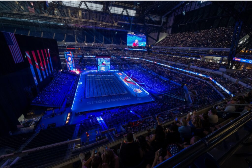 U.S. Olympic Swimming Trials - Inside Lucas Oil Stadium