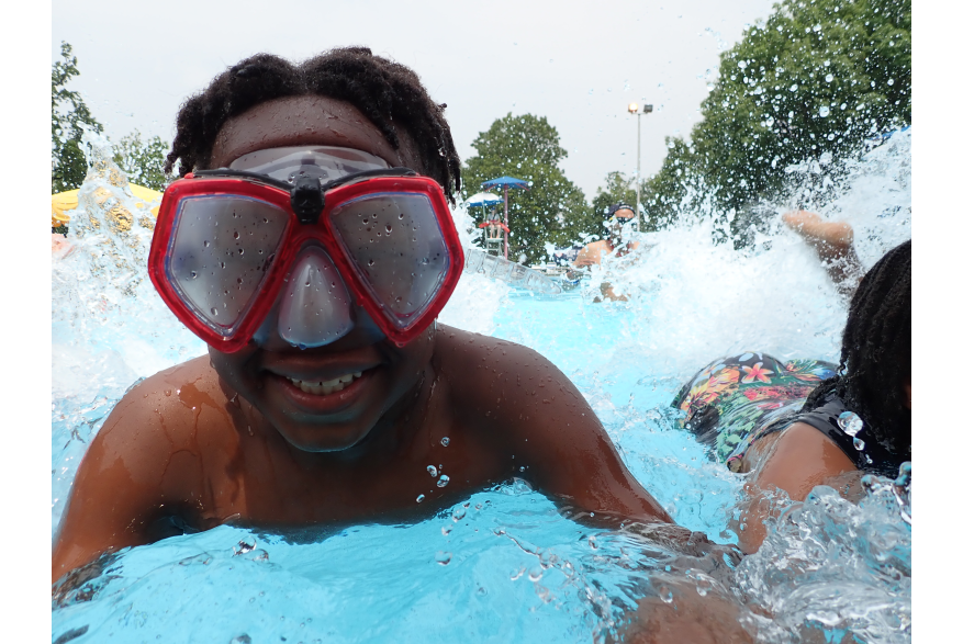 Swimming Goggles Close Up