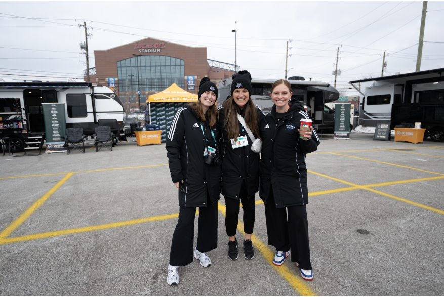 Indiana Sports Corp Staff at Big Ten Football Championship Game