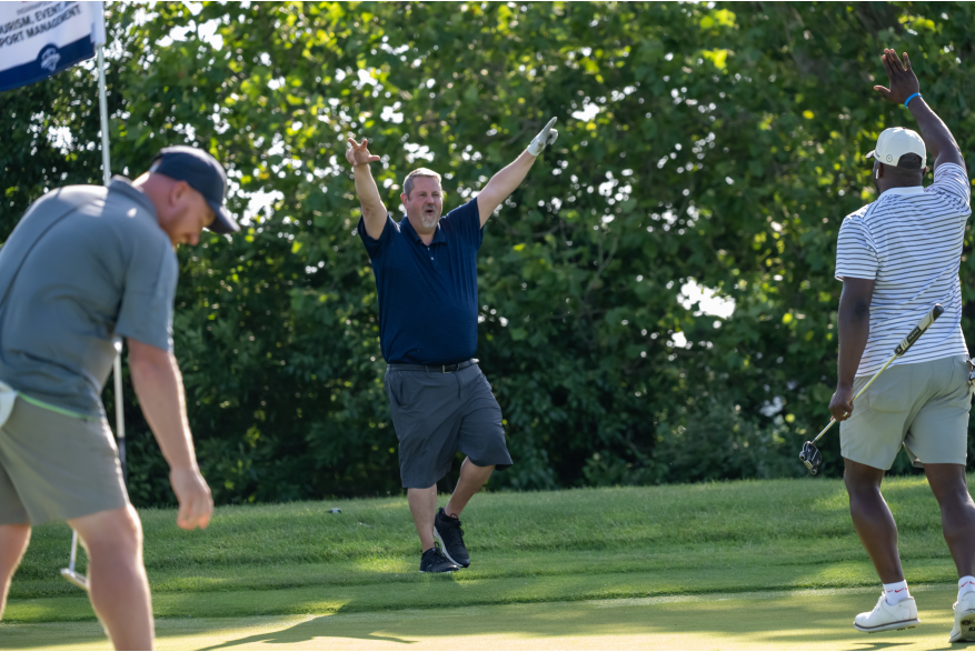 Indiana Sports Corp Charity Golf Tournament - Golfer Celebration