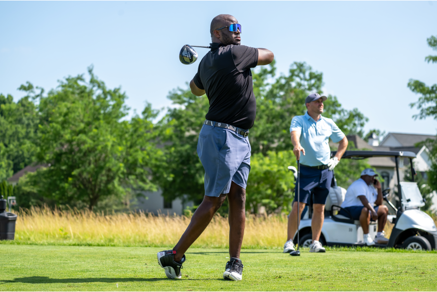 Indiana Sports Corp Charity Golf Tournament - Golfer Driving