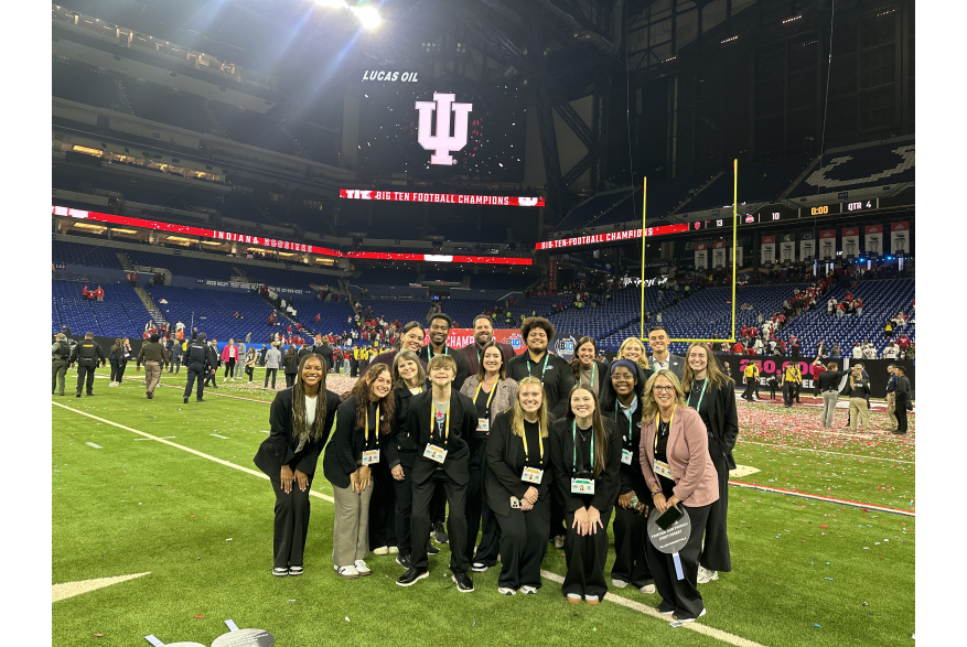 Indiana Sports Corp Staff at the Big Ten Football Championship Game