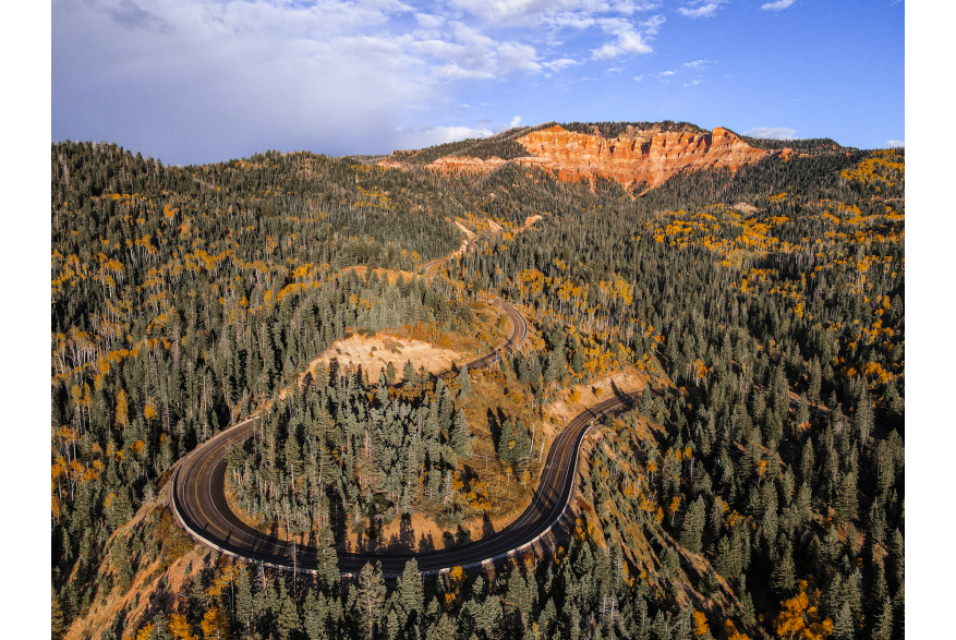 Fall Scenery in Cedar Canyon, Hwy 14