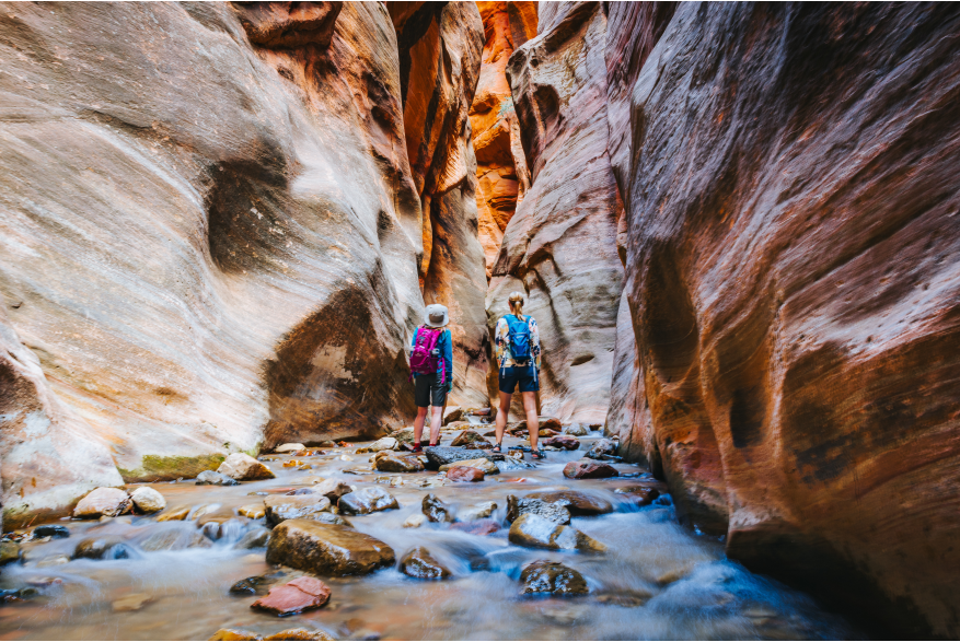Hiking Kanarra Falls Slot Canyon, Kanarraville, Utah