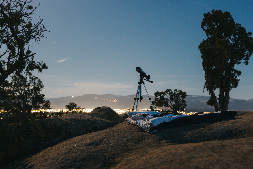 Stargazing in Three Peaks Recreation Area