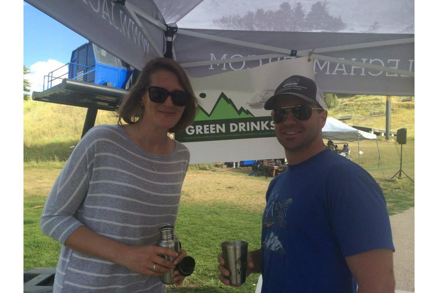Green Drinks JH - Katie & Derek