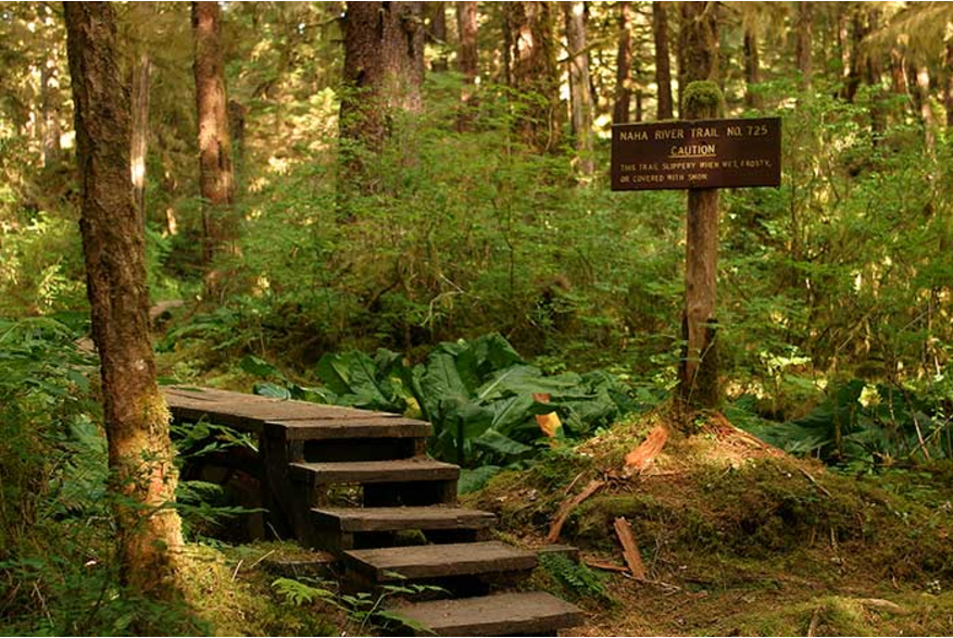Naha Trailhead, north of Ketchikan