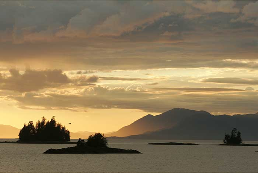 Channel Islands looking north from Ketchikan