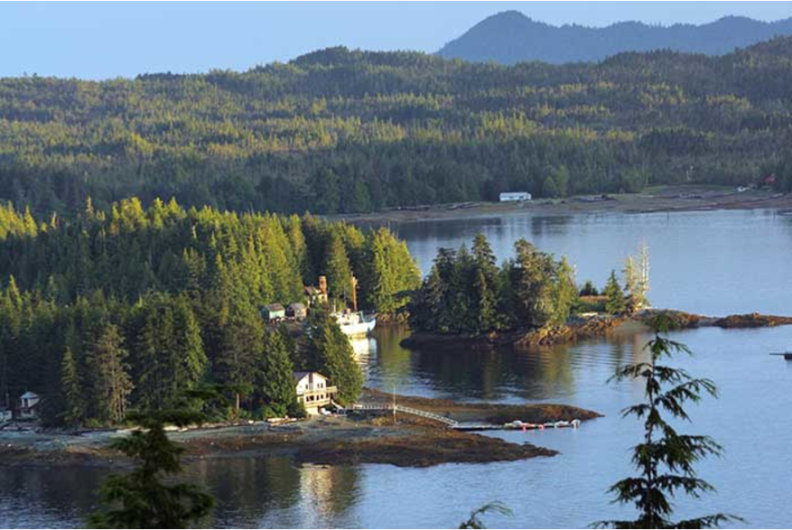 Pennock Island residences near Ketchikan