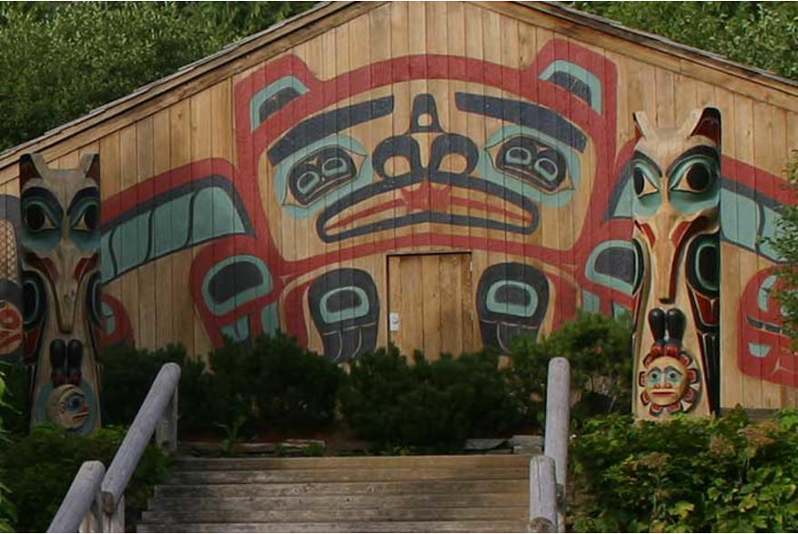 Beaver Clan House at Saxman Totem Park, near Ketchikan