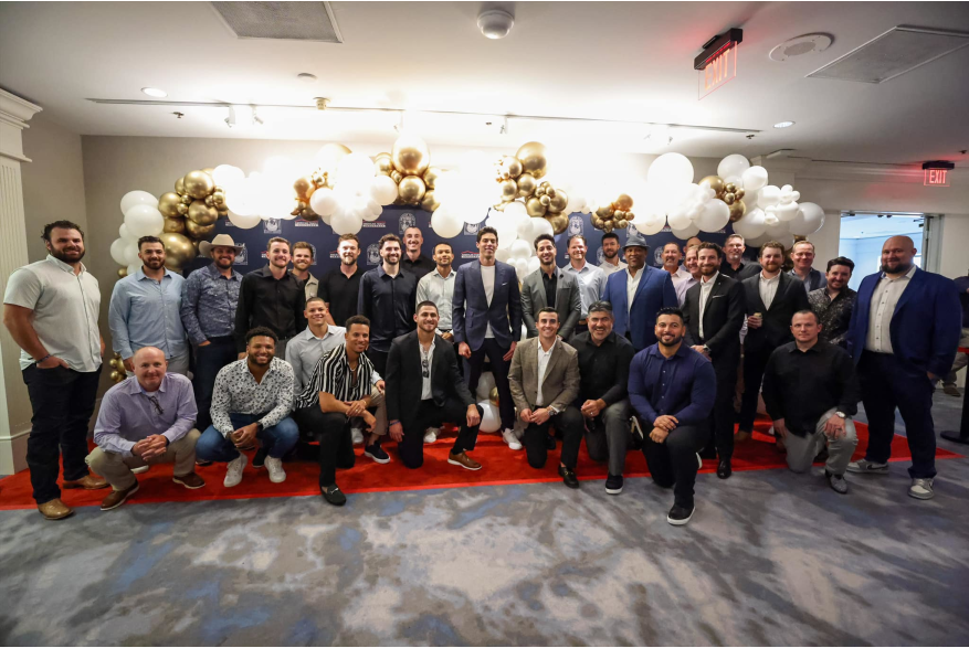 Christian Yelich Charity Concert Group Shot
