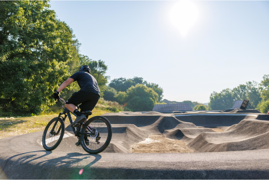 Bike on Pump Track