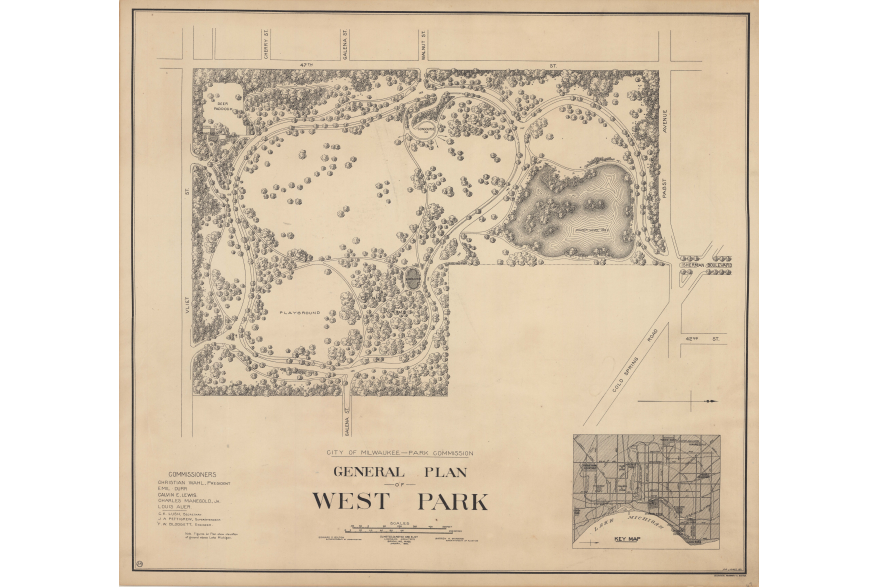 West Park (Washington Park) Historical Map 2