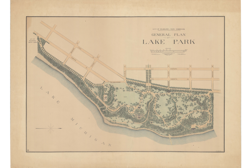 Lake Park Historical Map