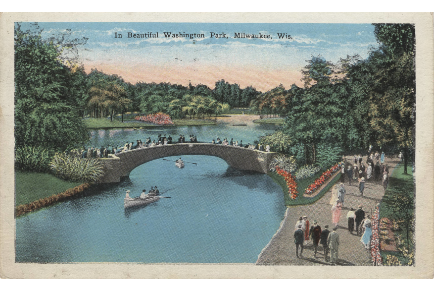 Washington Park Postcard - Lagoon