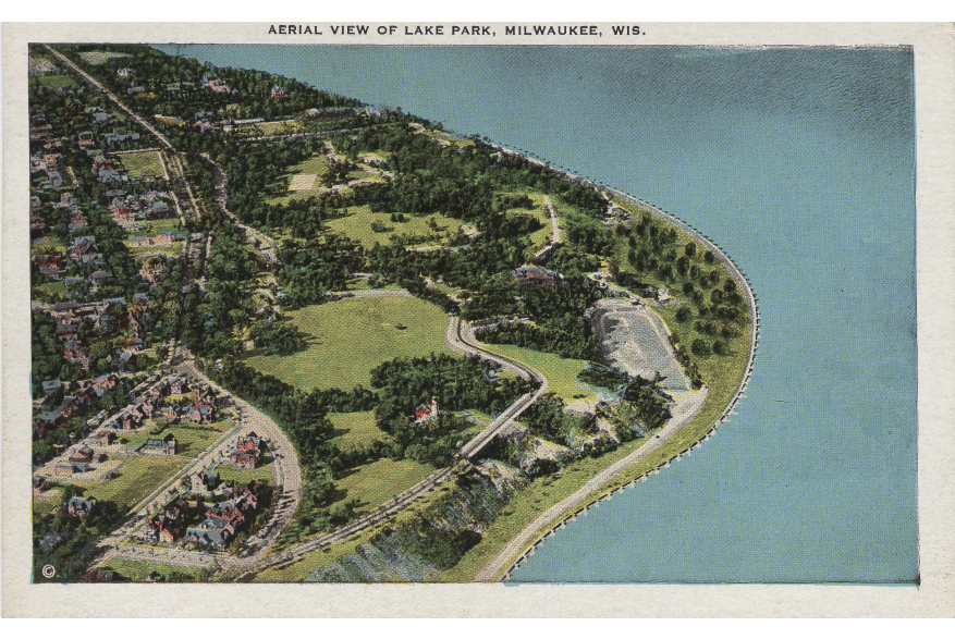 Lake Park Postcard - Lakeshore